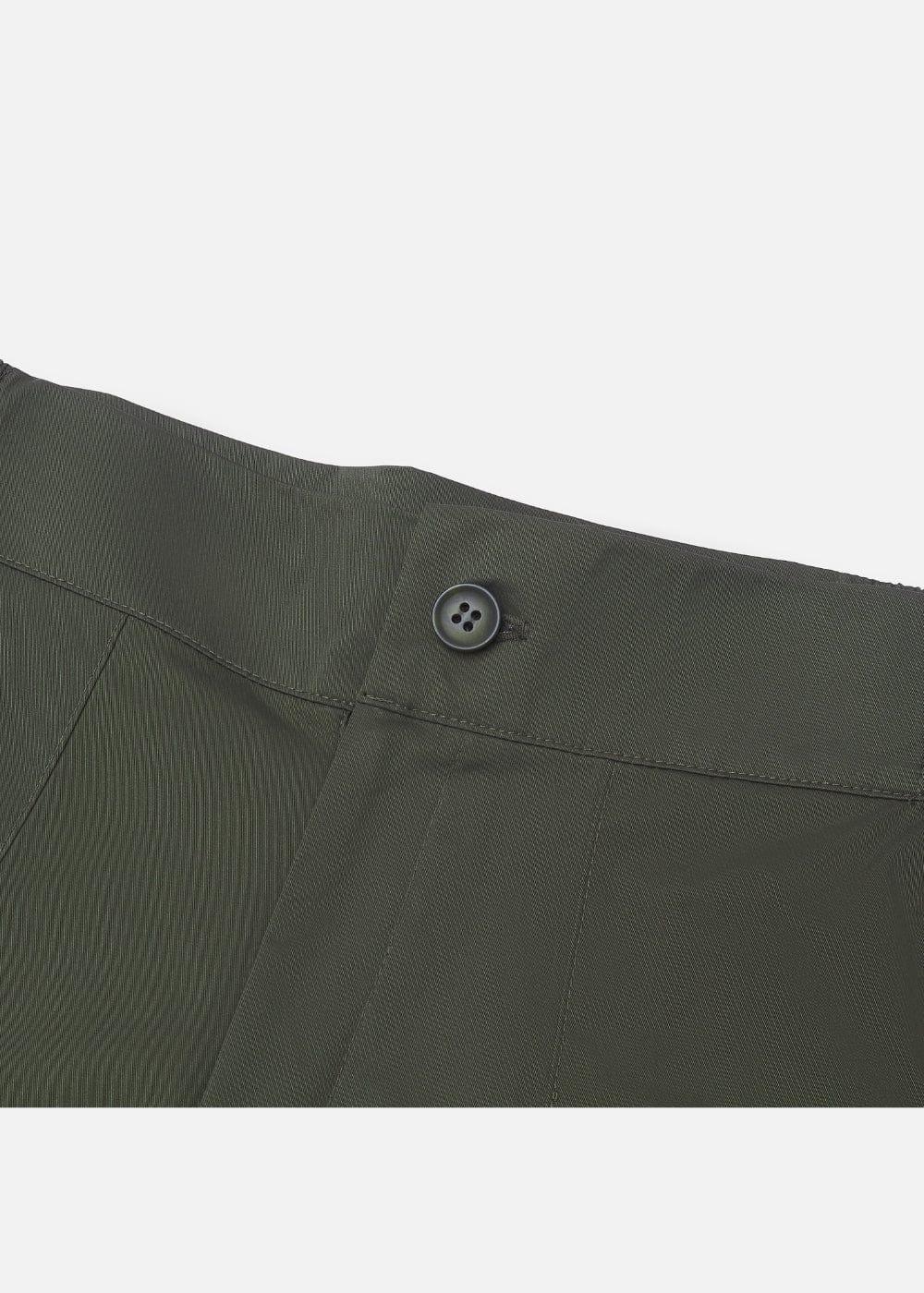 Quần Short 7 Inch Dù Trượt Nước No Style M90 Xanh Lá Đậm - YaMe.vn