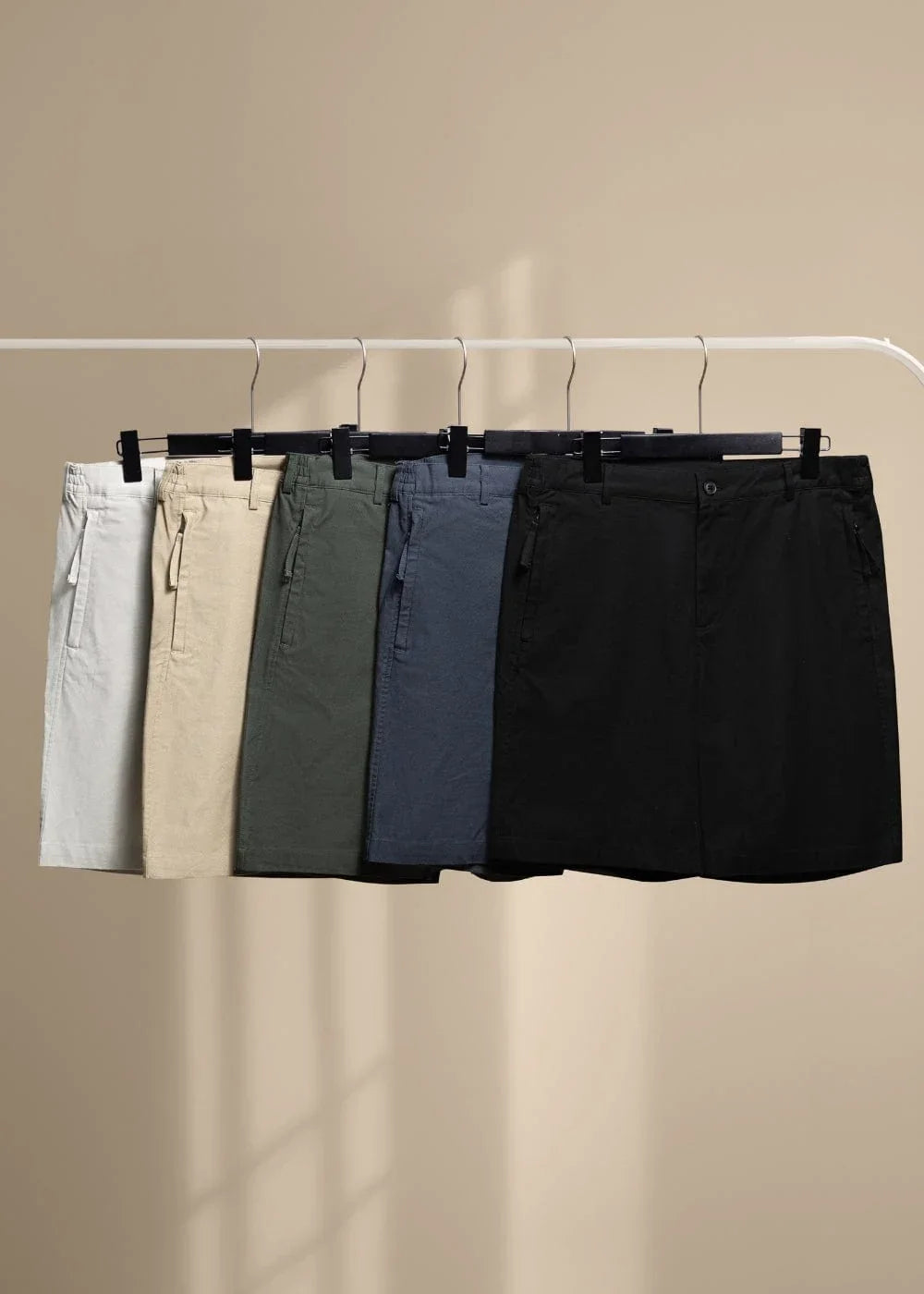 Quần Short Kaki 7 Inch Co Giãn No Style M92 Xám Đậm - YaMe.vn