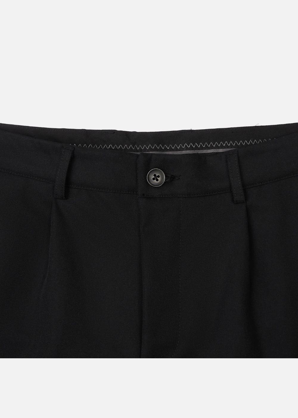 Quần Short Kaki 7 Inch Kháng Khuẩn No Style M93 Đen - YaMe.vn