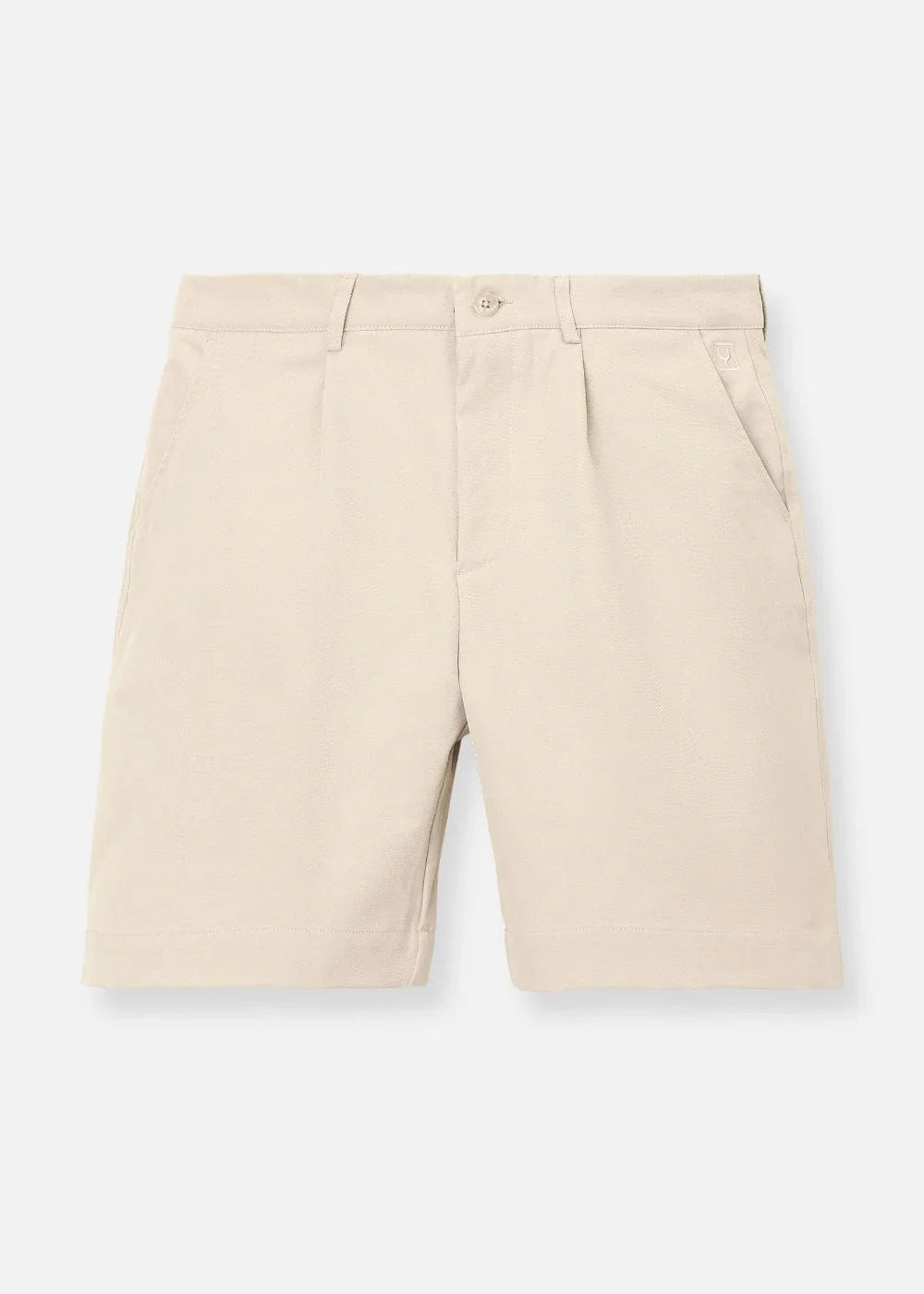 Quần Short Kaki 7 Inch Kháng Khuẩn No Style M93 Nâu Nhạt - YaMe.vn