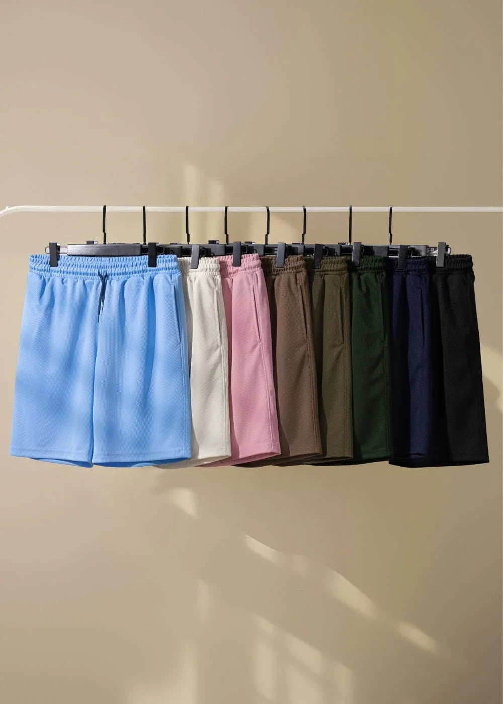 Quần Short Thun 9 Inch Thoáng Mát Non Branded 05 Be - YaMe.vn