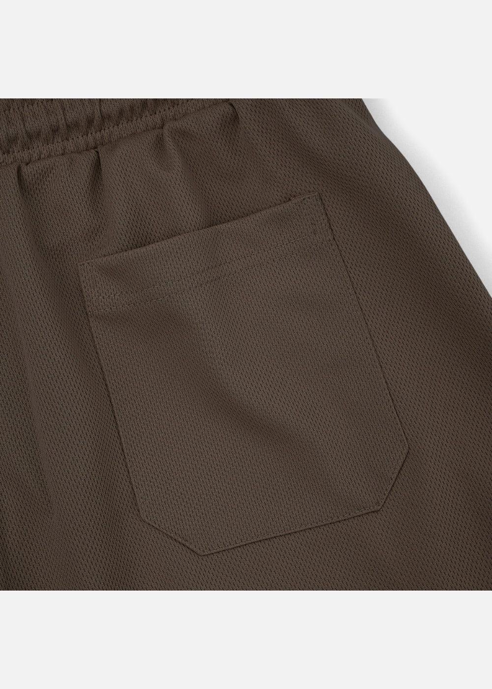 Quần Short Thun 9 Inch Thoáng Mát Non Branded 05 Nâu - YaMe.vn