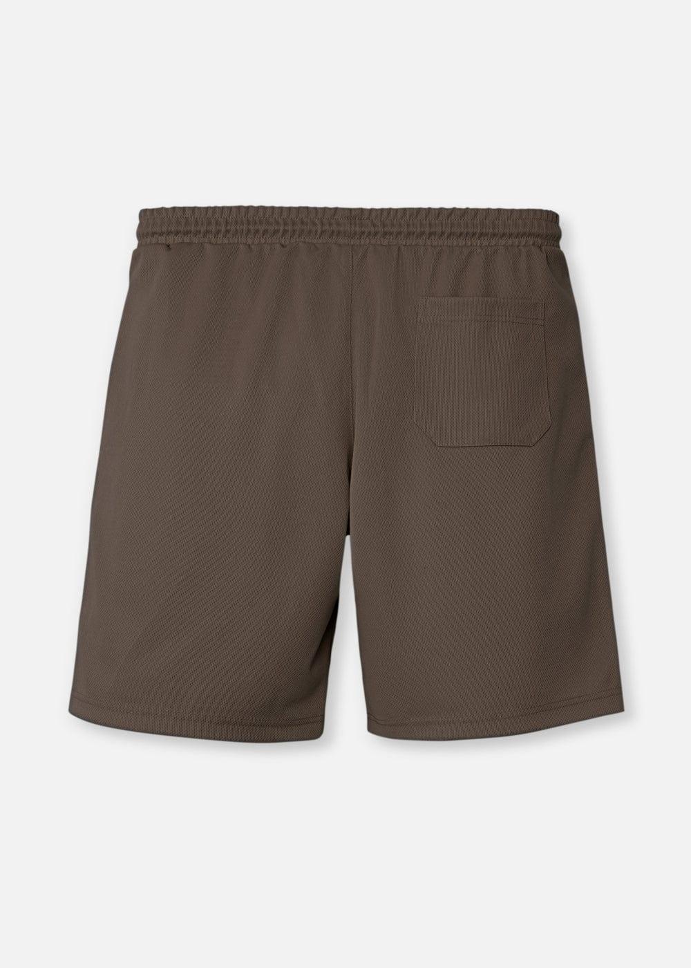 Quần Short Thun 9 Inch Thoáng Mát Non Branded 05 Nâu - YaMe.vn