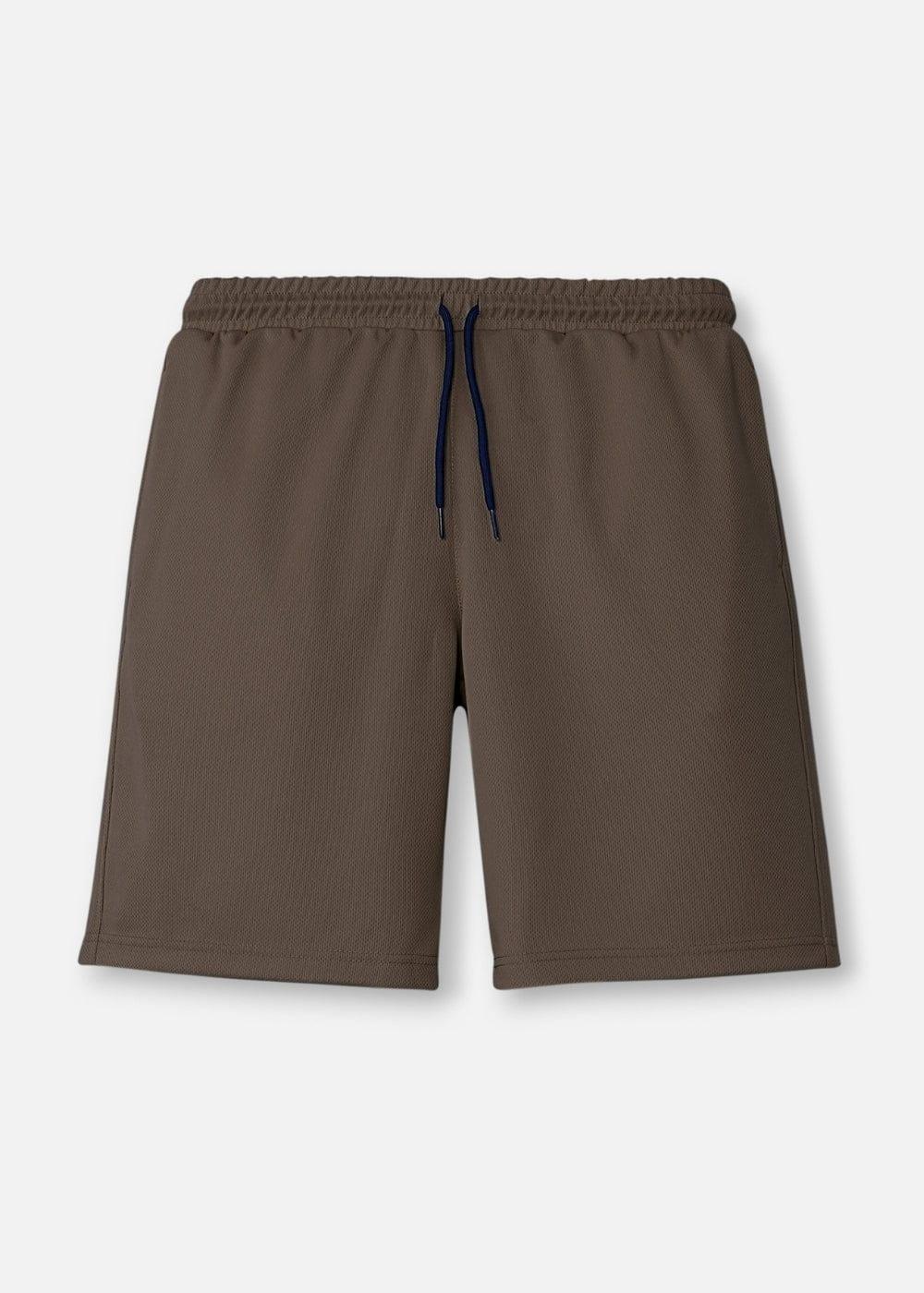 Quần Short Thun 9 Inch Thoáng Mát Non Branded 05 Nâu - YaMe.vn
