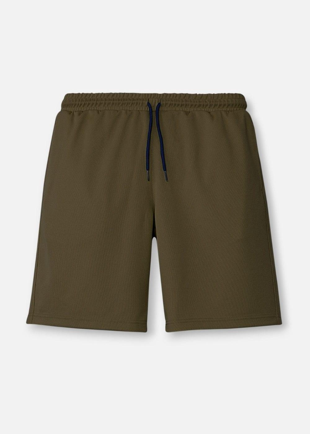 Quần Short Thun 9 Inch Thoáng Mát Non Branded 05 Nâu Đậm - YaMe.vn