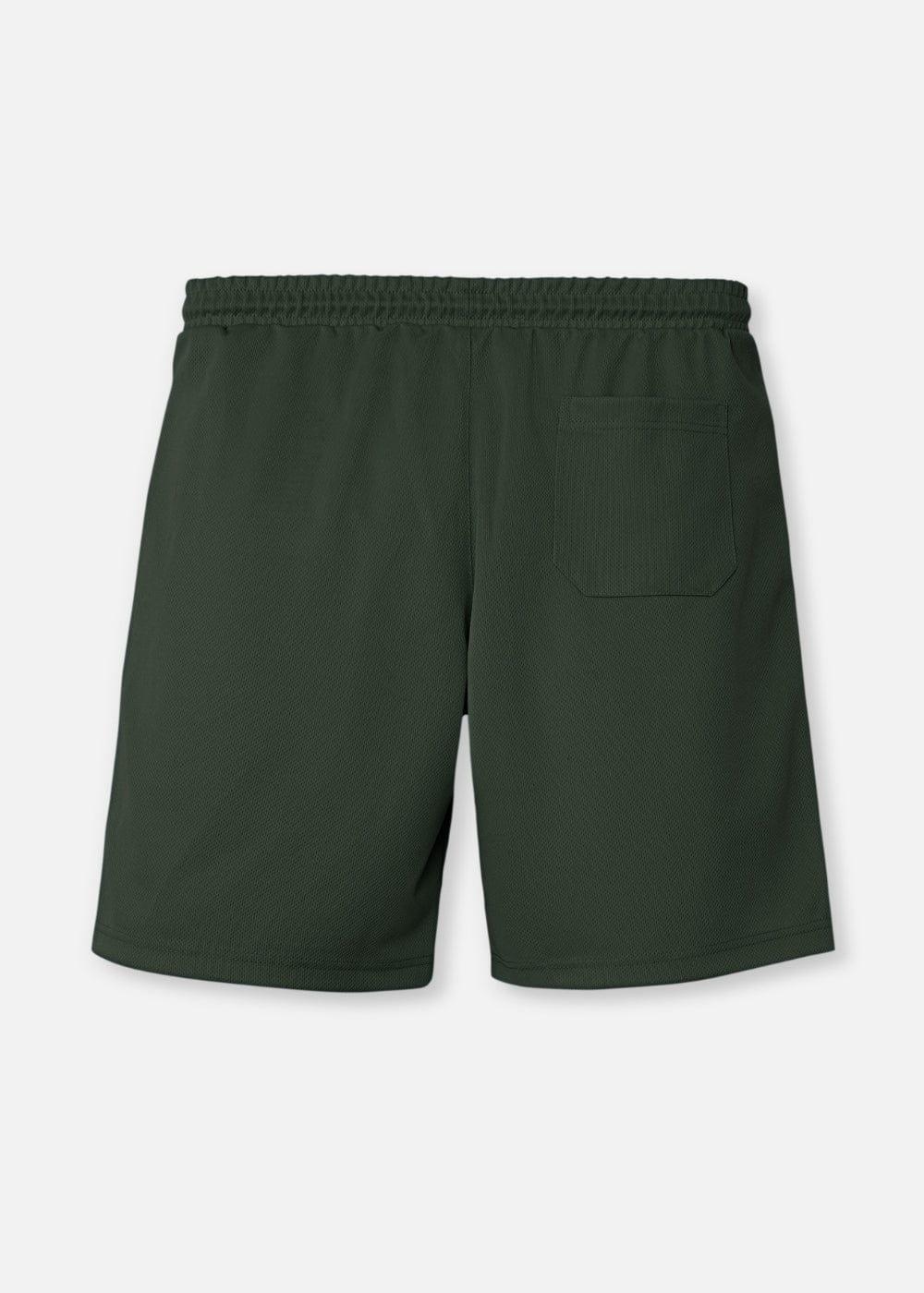 Quần Short Thun 9 Inch Thoáng Mát Non Branded 05 Xanh Lá Đậm - YaMe.vn