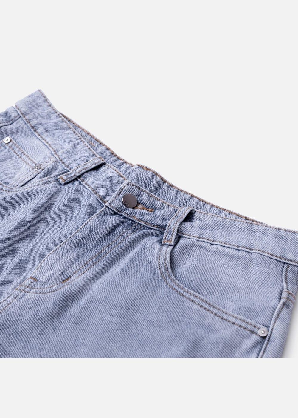 Quần Short Jeans 9 Inch Bền The Original M029 Xanh Dương Nhạt - YaMe.vn