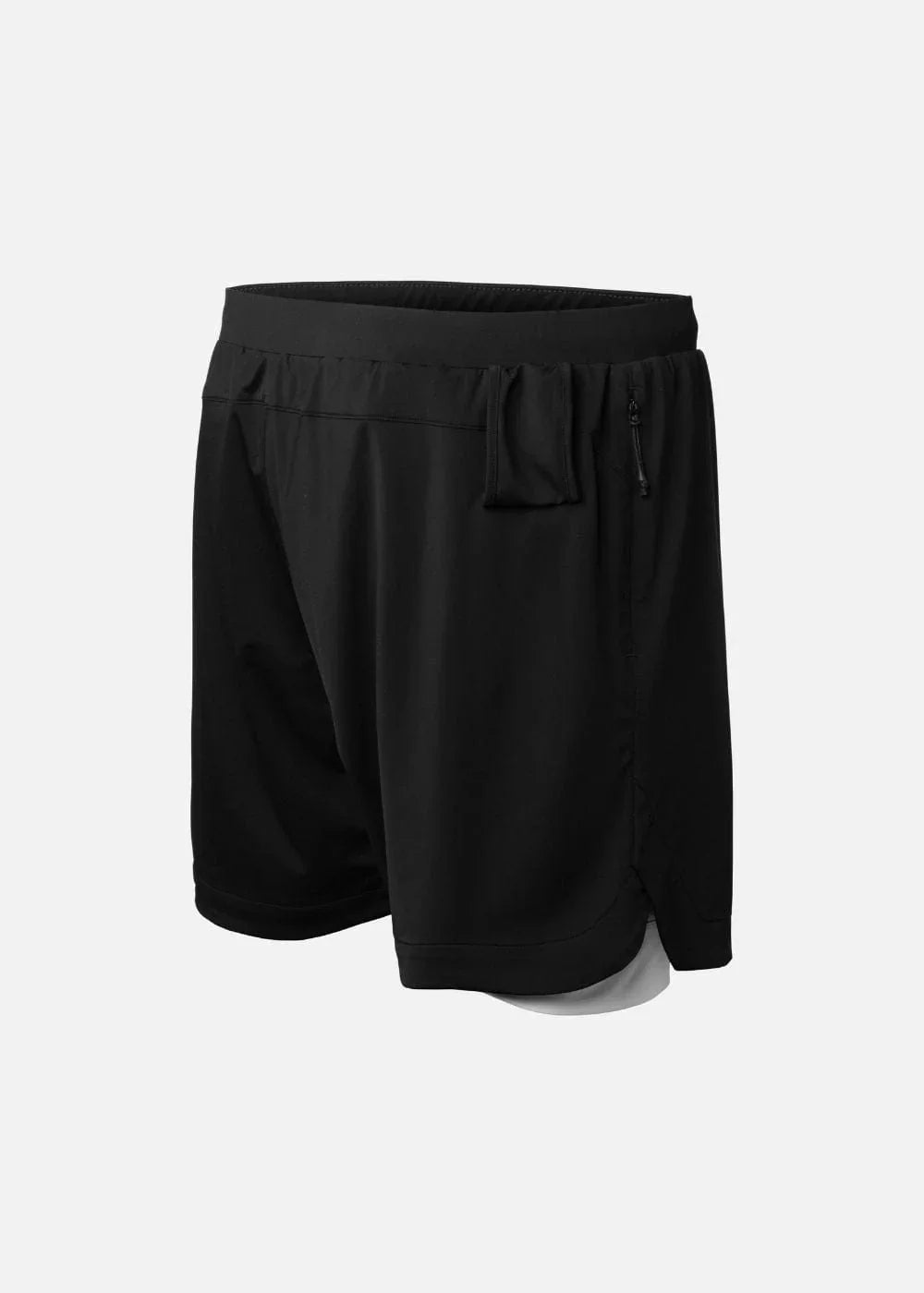 Quần Short Thể Thao Ultra Stretch 2 Lớp The Trainer 013 Đen - YaMe.vn