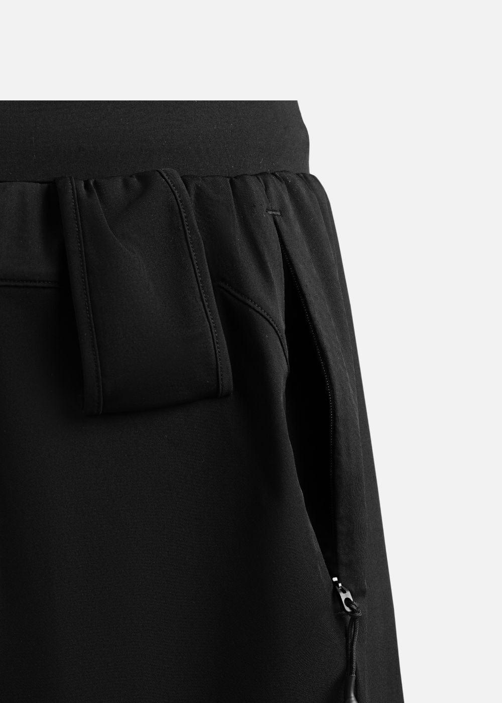 Quần Short Thể Thao Ultra Stretch 2 Lớp The Trainer 013 Đen - YaMe.vn