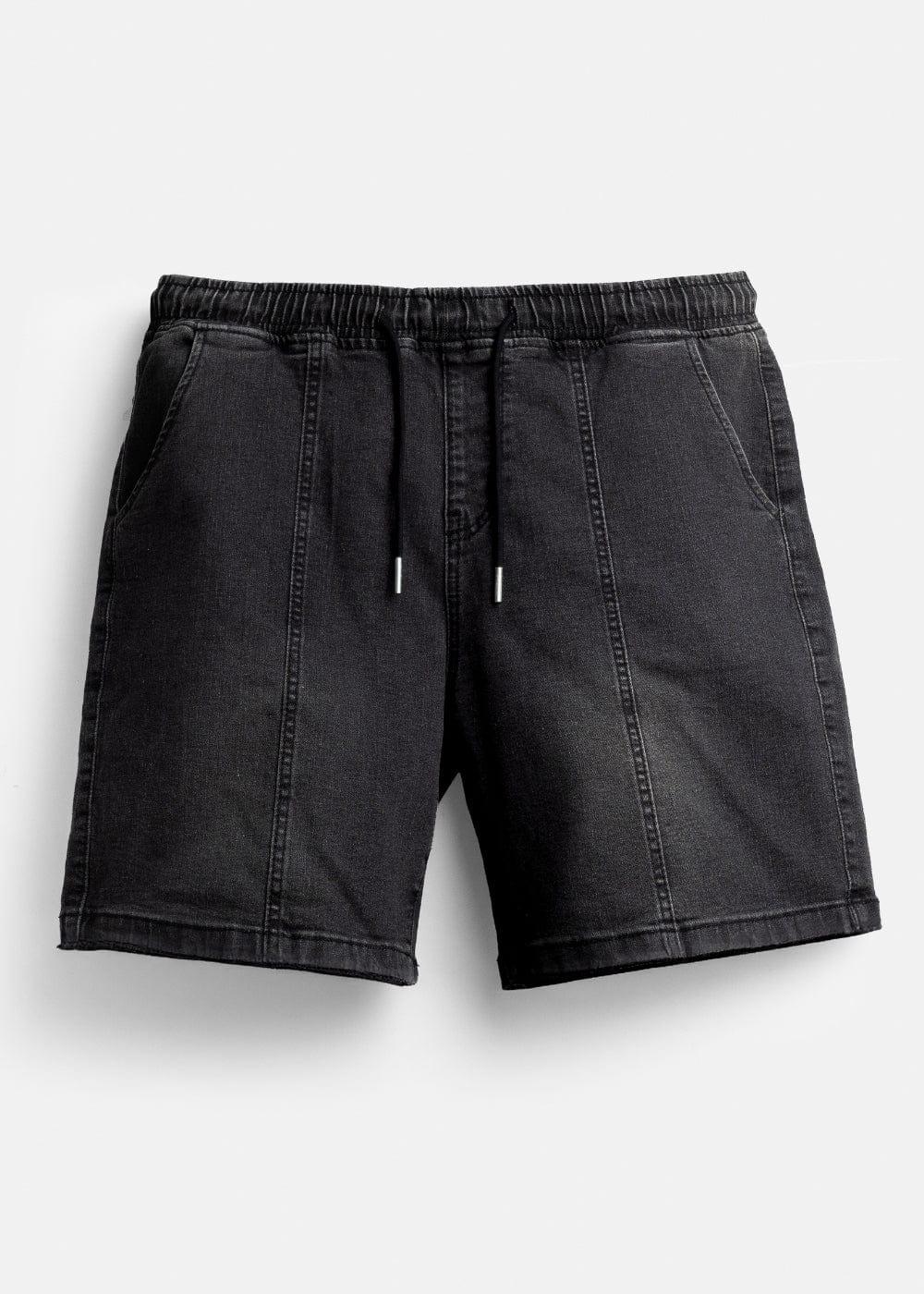 Quần Short Jeans 7 Inch Co Giãn The Original M84 Đen - YaMe.vn