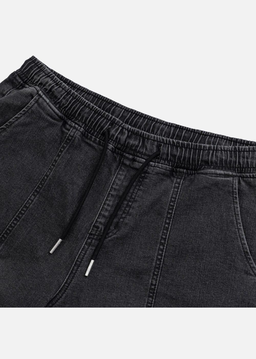Quần Short Jeans 7 Inch Co Giãn The Original M84 Đen - YaMe.vn