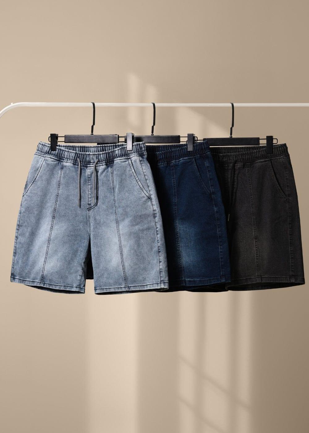 Quần Short Jeans 7 Inch Co Giãn The Original M84 Xanh Dương - YaMe.vn