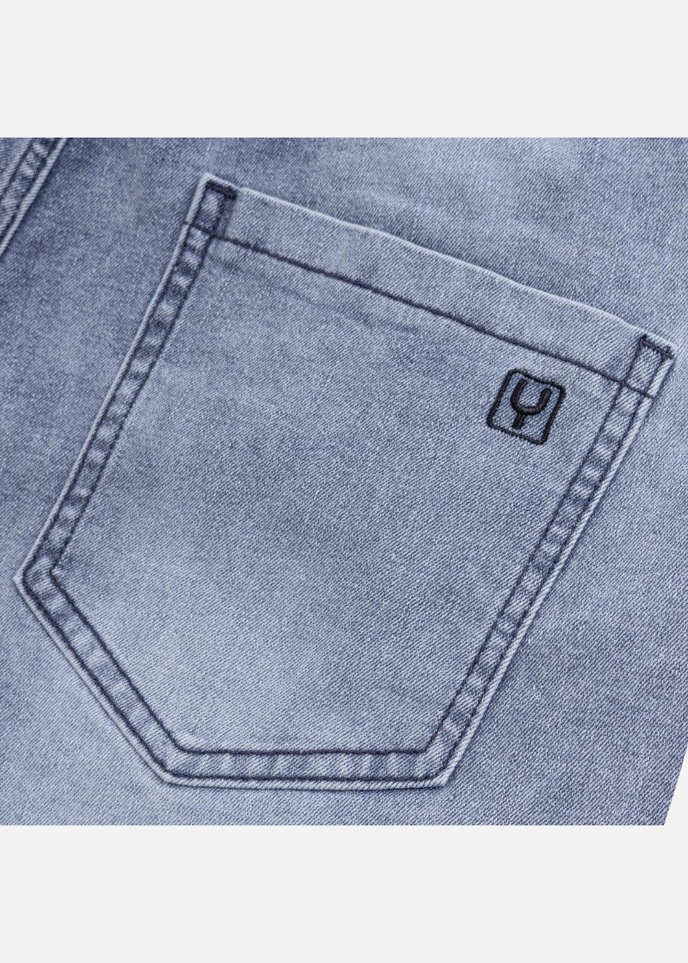 Quần Short Jeans 7 Inch Co Giãn The Original M84 Xanh Dương Nhạt - YaMe.vn