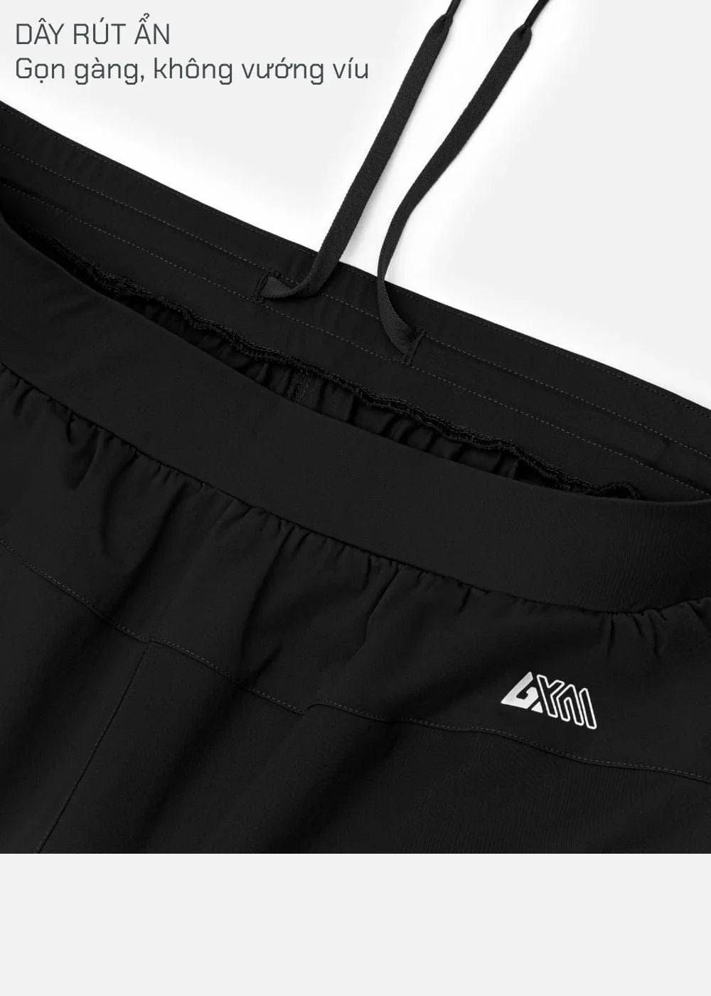 Quần Short Thể Thao 9 Inch Ultra Stretch The Trainer 014 Đen - YaMe.vn