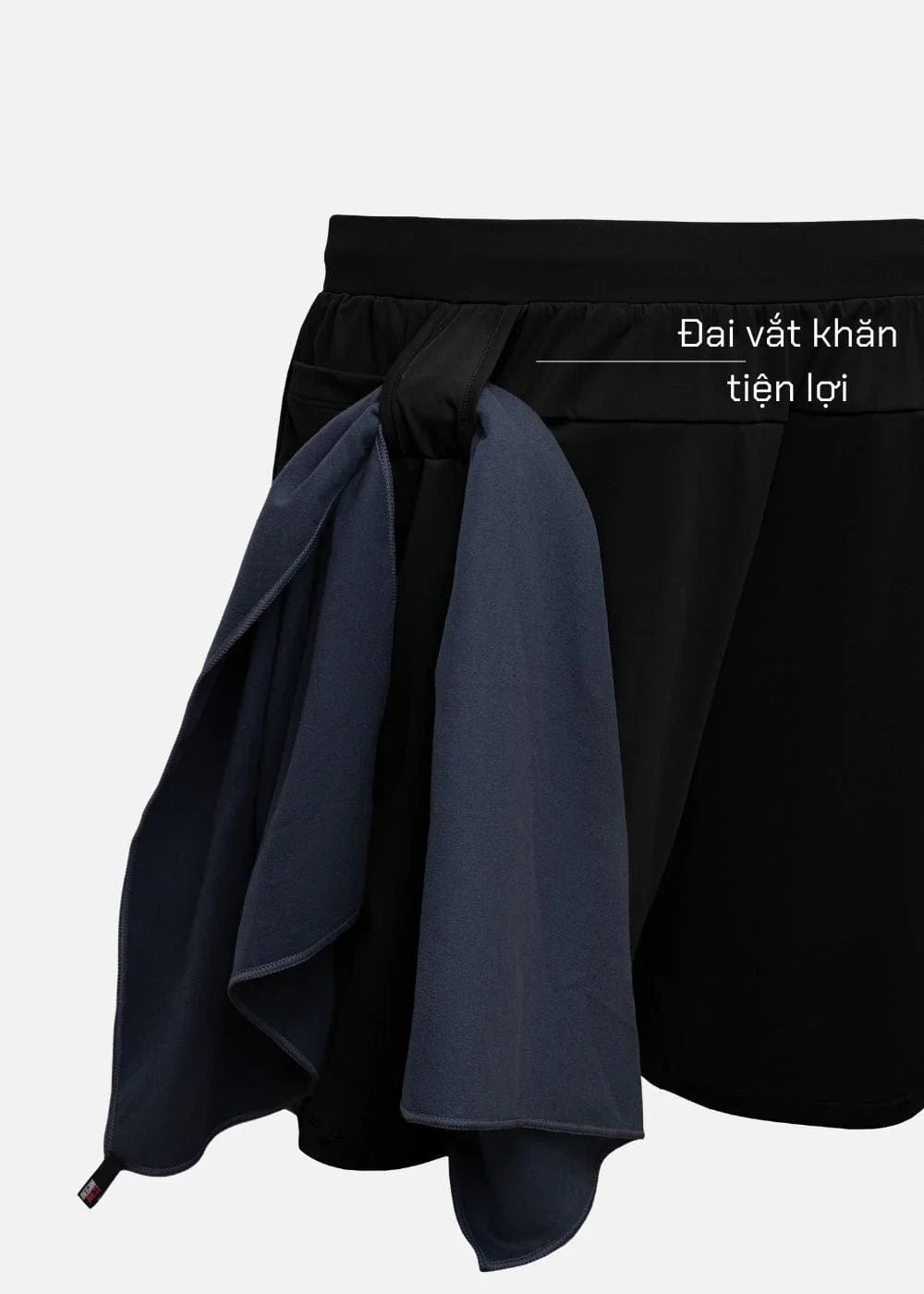 Quần Short Thể Thao 7 Inch Ultra Stretch The Trainer 016 Đen - YaMe.vn