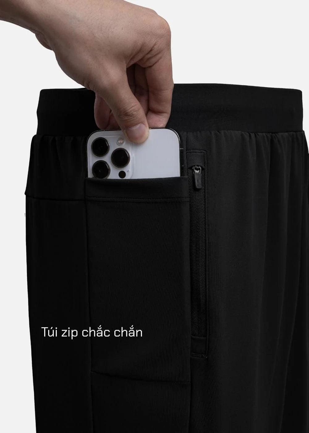 Quần Short Thể Thao 7 Inch Ultra Stretch The Trainer 016 Đen - YaMe.vn