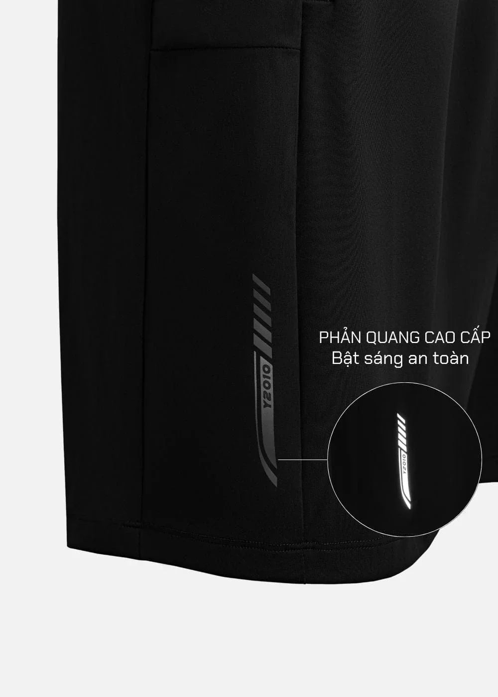 Quần Short Thể Thao 7 Inch Ultra Stretch The Trainer 016 Đen - YaMe.vn