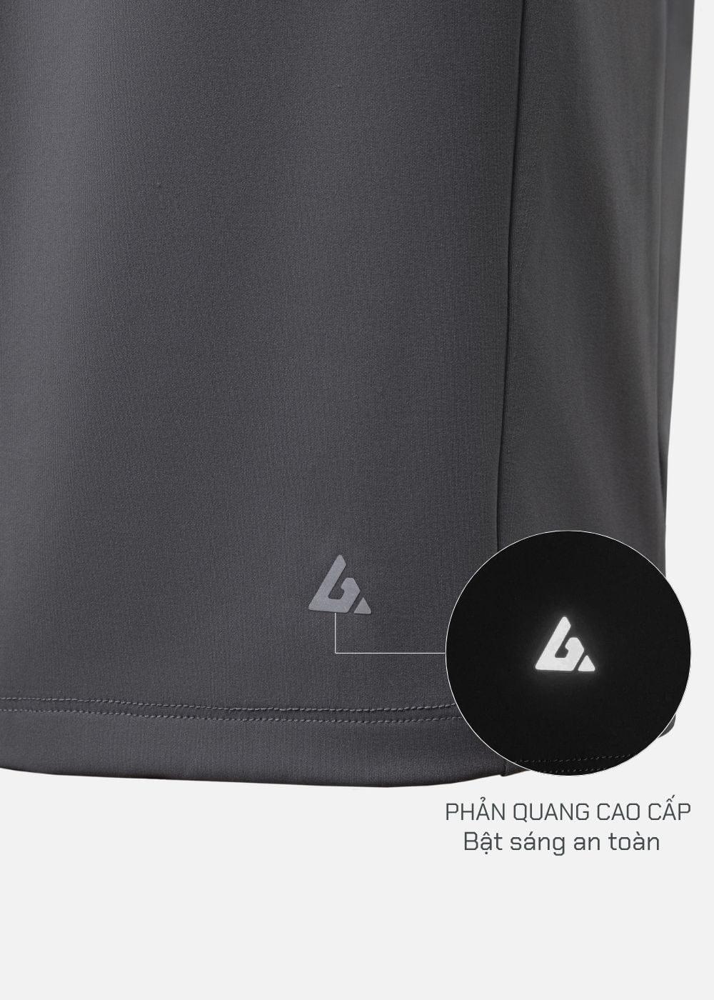 Quần Short Thể Thao 7 Inch Ultra Stretch The Trainer 016 Xám Đậm - YaMe.vn