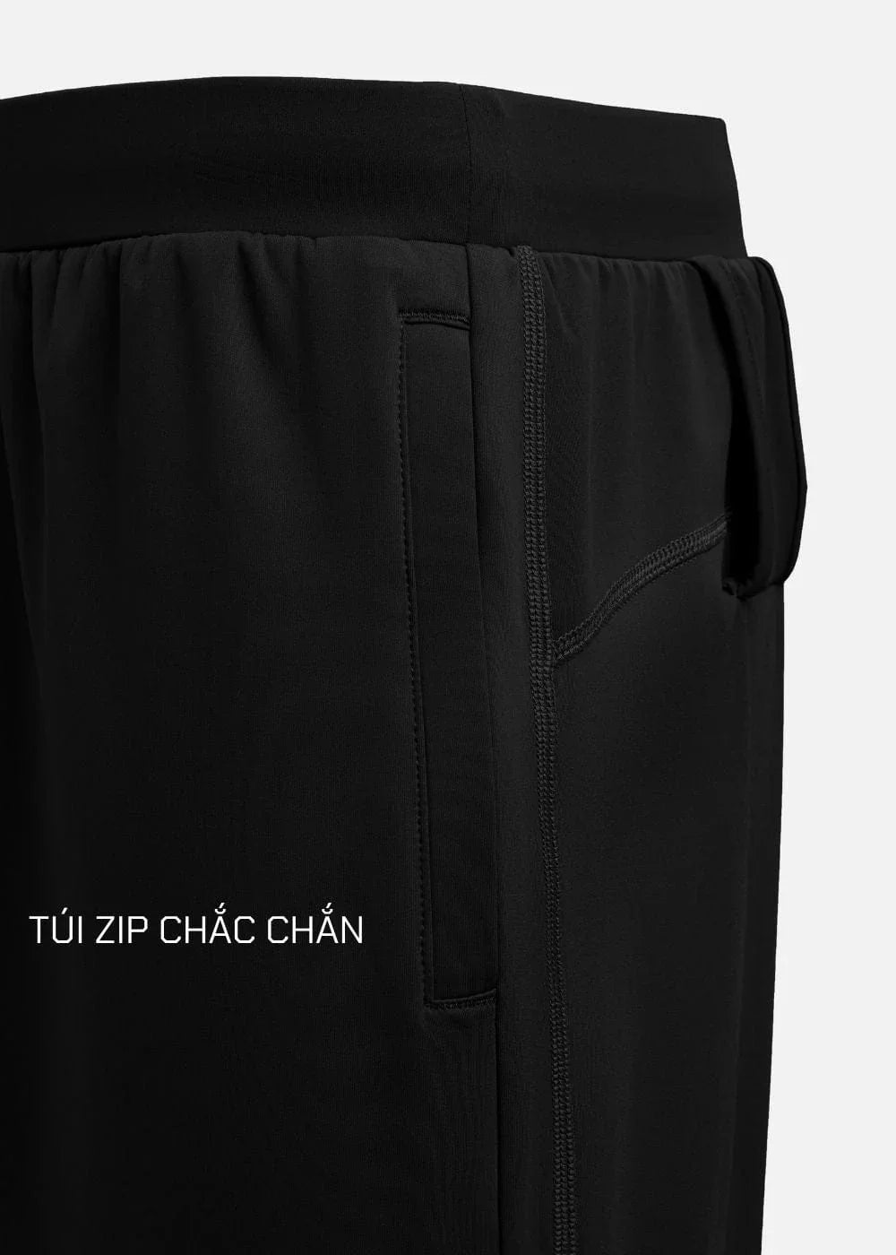Quần Short Thể Thao 9 Inch Ultra Stretch The Trainer 017 Đen - YaMe.vn