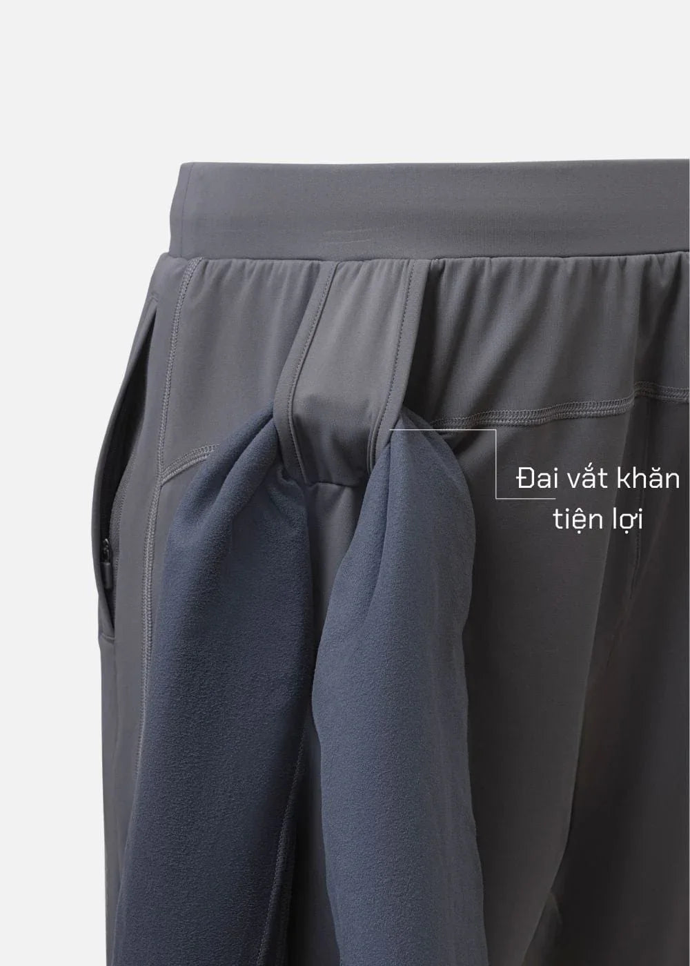 Quần Short Thể Thao 9 Inch Ultra Stretch The Trainer 017 Xám Đậm - YaMe.vn