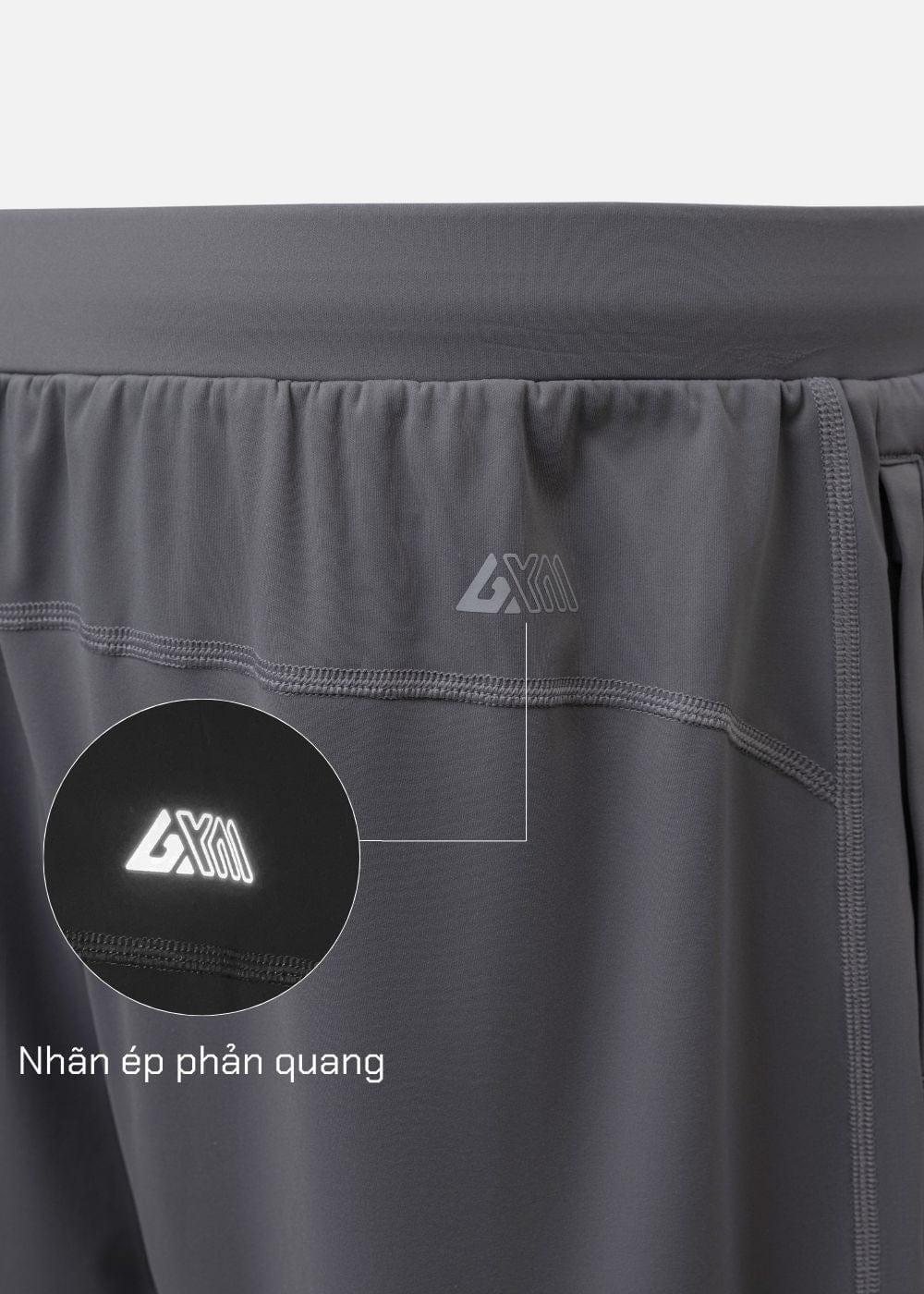 Quần Short Thể Thao 9 Inch Ultra Stretch The Trainer 017 Xám Đậm - YaMe.vn