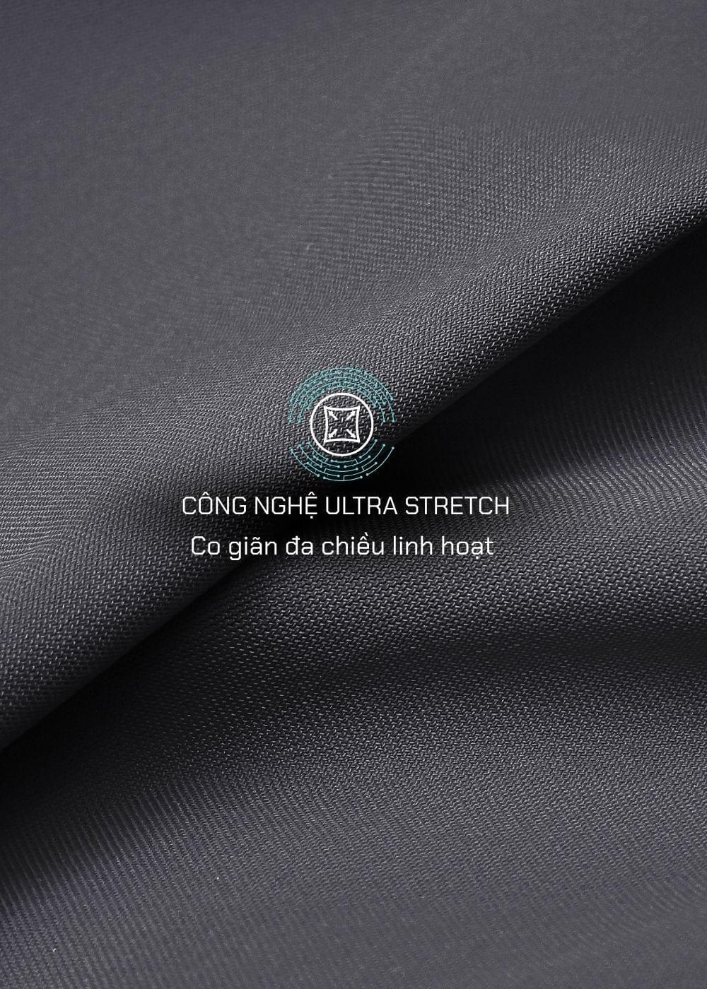 Quần Short Thể Thao 9 Inch Ultra Stretch The Trainer 017 Xám Đậm - YaMe.vn