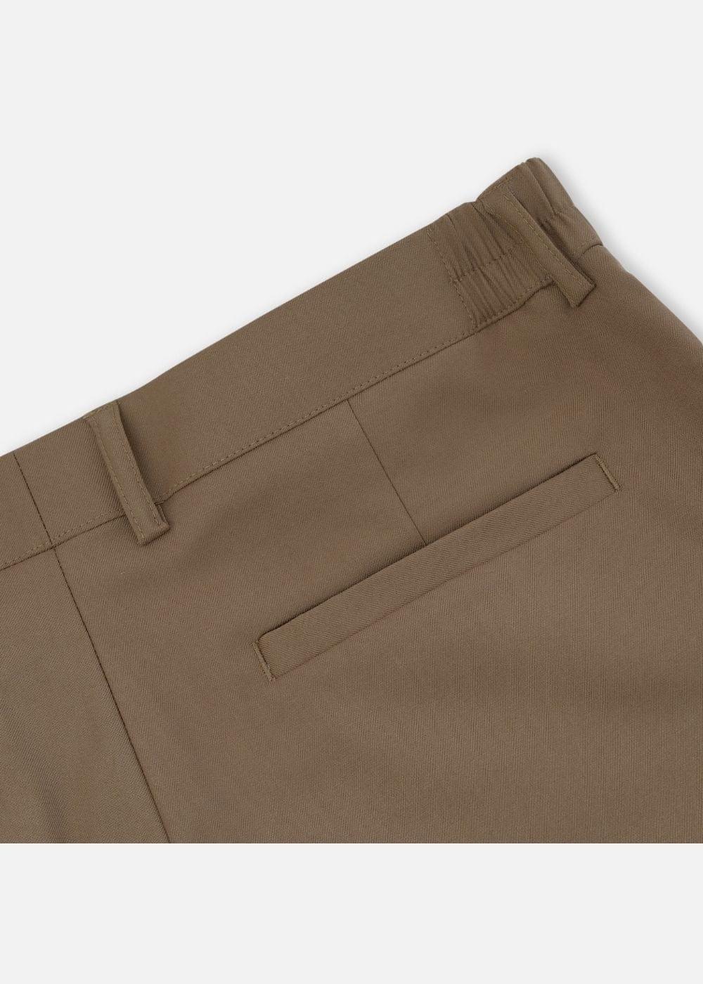 Quần Tây Casual Mềm Mại Non-Iron 010 Nâu - YaMe.vn