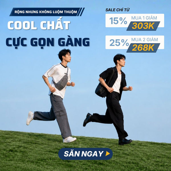 QUẦN DÁNG RỘNG ỐNG SUÔNG