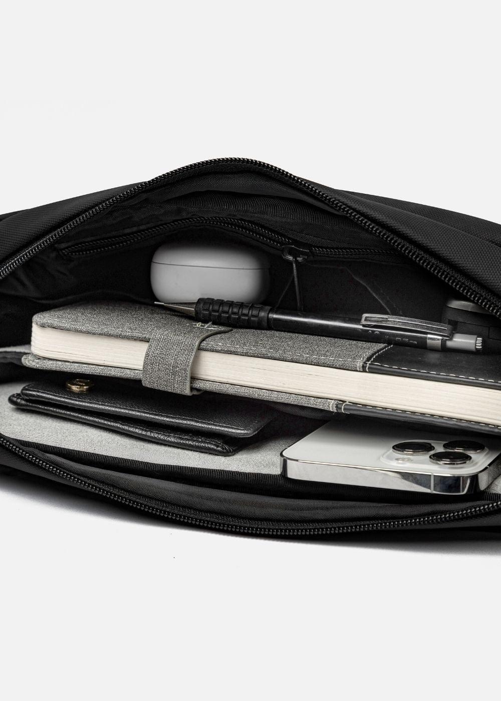 Túi Đeo Sling Bag Cao Cấp Trượt Nước First Class 03 Đen - YaMe.vn