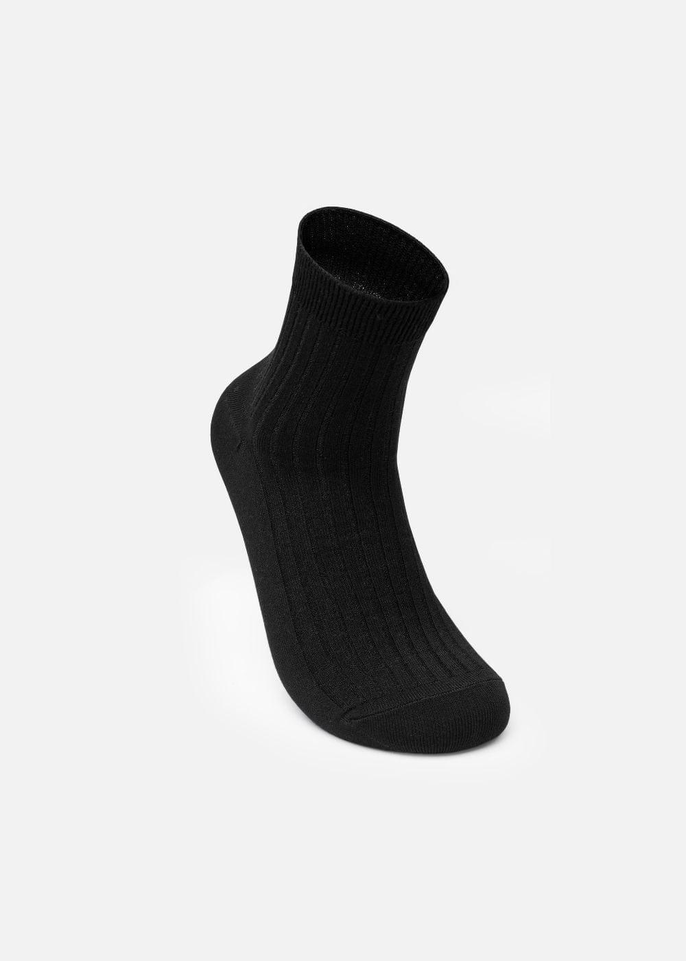 Vớ Cổ Trung Công Thái Học 90° Kháng Khuẩn Khử Mùi C002 Đen - YaMe.vn