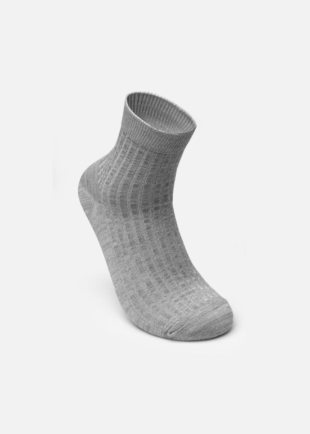 Vớ Cổ Trung Công Thái Học 90° Kháng Khuẩn Khử Mùi C002 Xám Nhạt - YaMe.vn