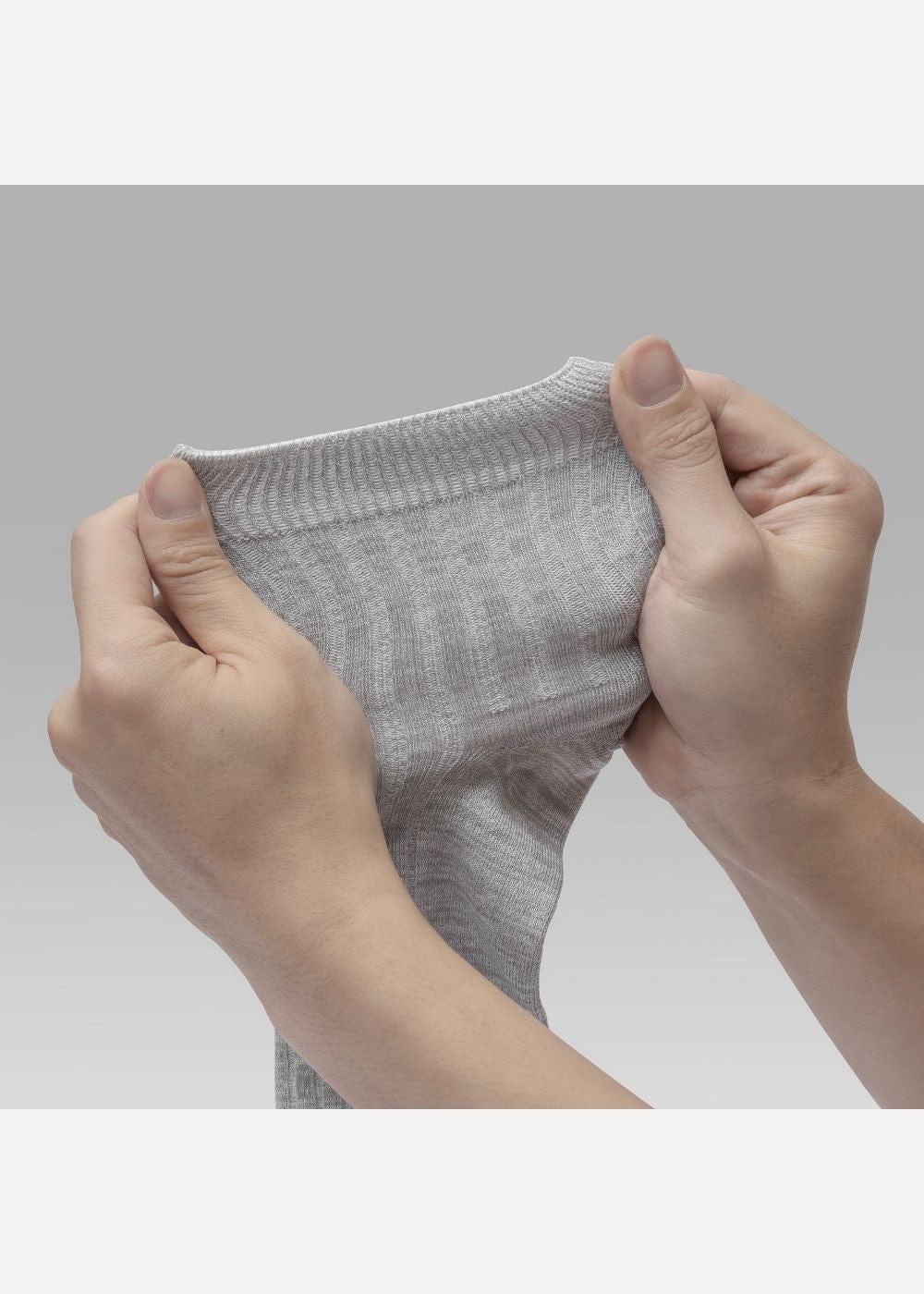 Vớ Cổ Trung Công Thái Học 90° Kháng Khuẩn Khử Mùi #Y2010 C003 Xám - YaMe.vn