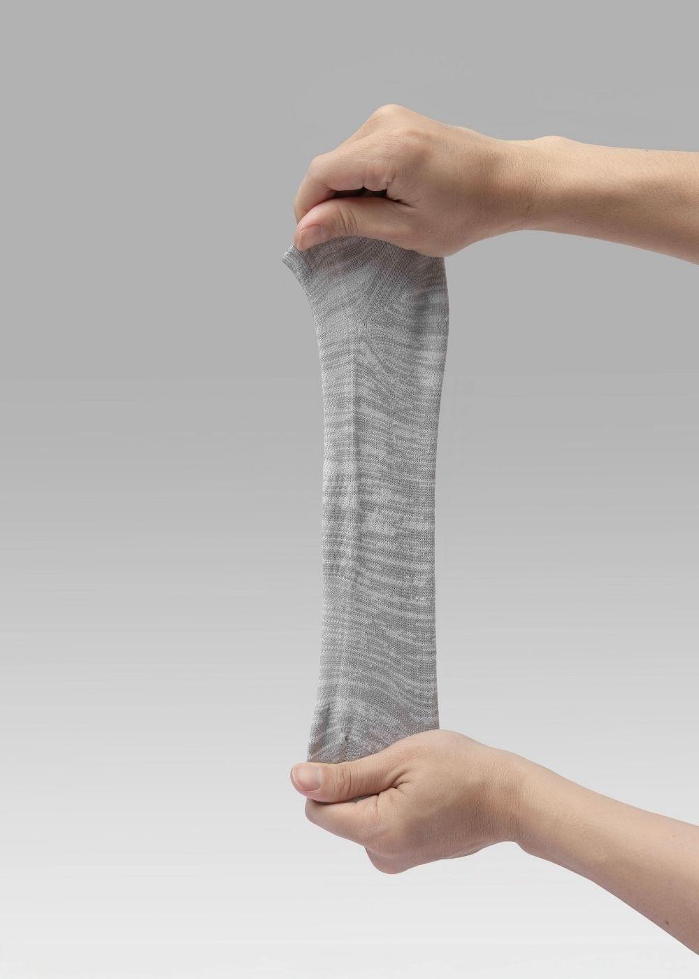 Vớ Cổ Ngắn Công Thái Học 90° Dệt Lưới Thoáng Khí #Y2010 TAB001 Xám Nhạt - YaMe.vn