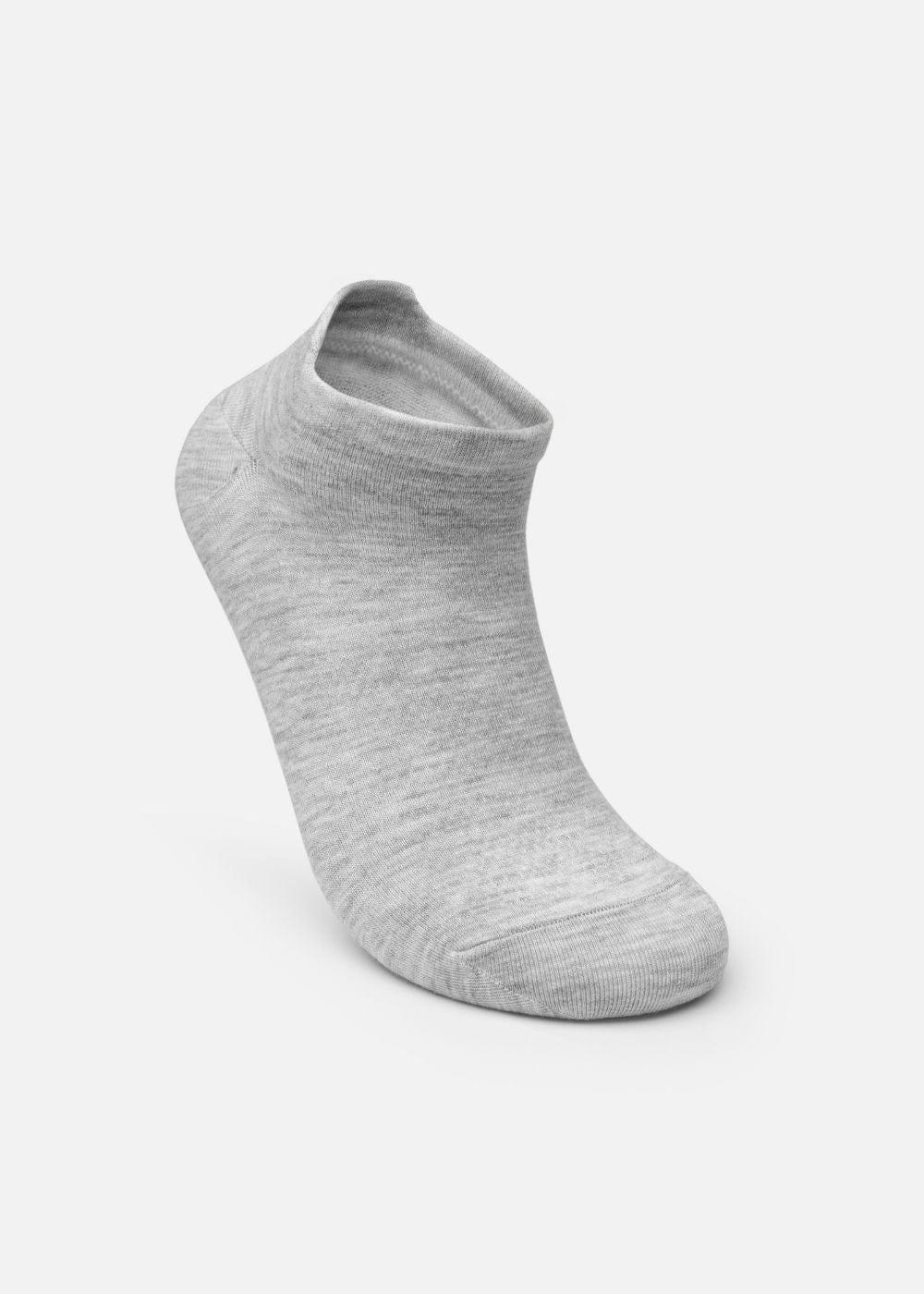 Vớ Cổ Ngắn Công Thái Học 90° Dệt Lưới Thoáng Khí #Y2010 TAB001 Xám Nhạt - YaMe.vn