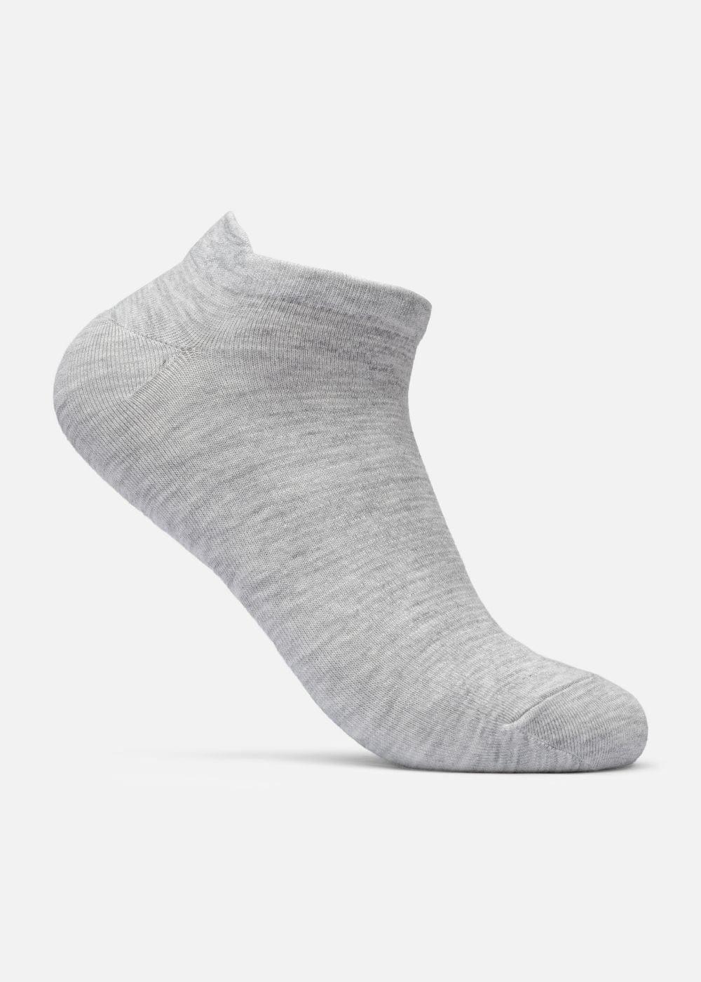 Vớ Cổ Ngắn Công Thái Học 90° Dệt Lưới Thoáng Khí #Y2010 TAB001 Xám Nhạt - YaMe.vn