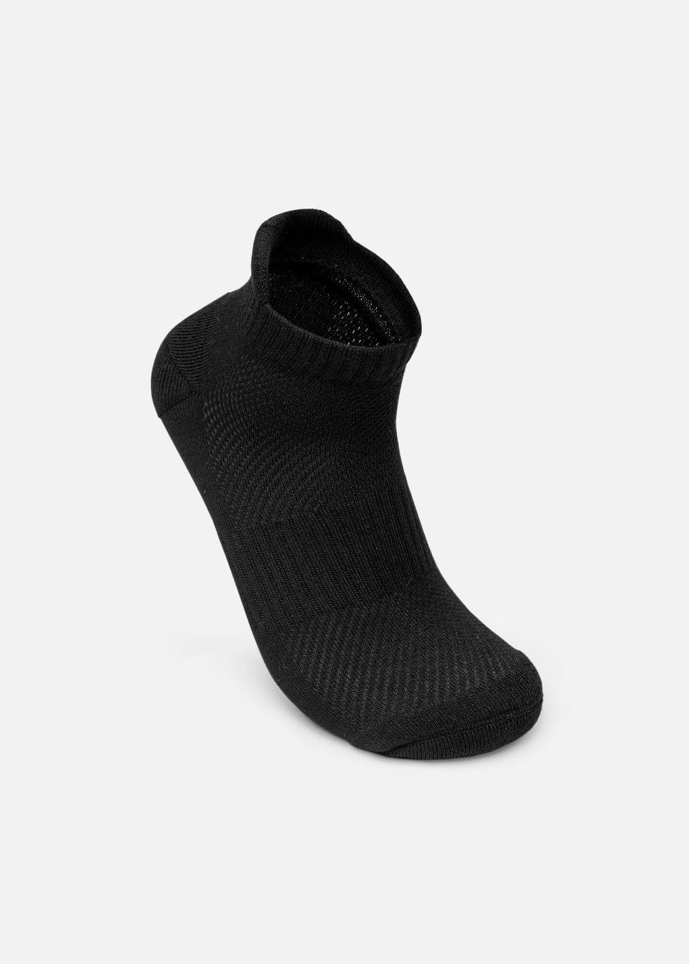 Vớ Cổ Ngắn Công Thái Học 90° Đệm Xù Giảm Chấn #Y2010 TAB002 Đen - YaMe.vn