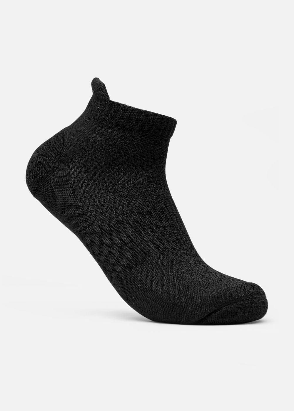 Vớ Cổ Ngắn Công Thái Học 90° Đệm Xù Giảm Chấn #Y2010 TAB002 Đen - YaMe.vn