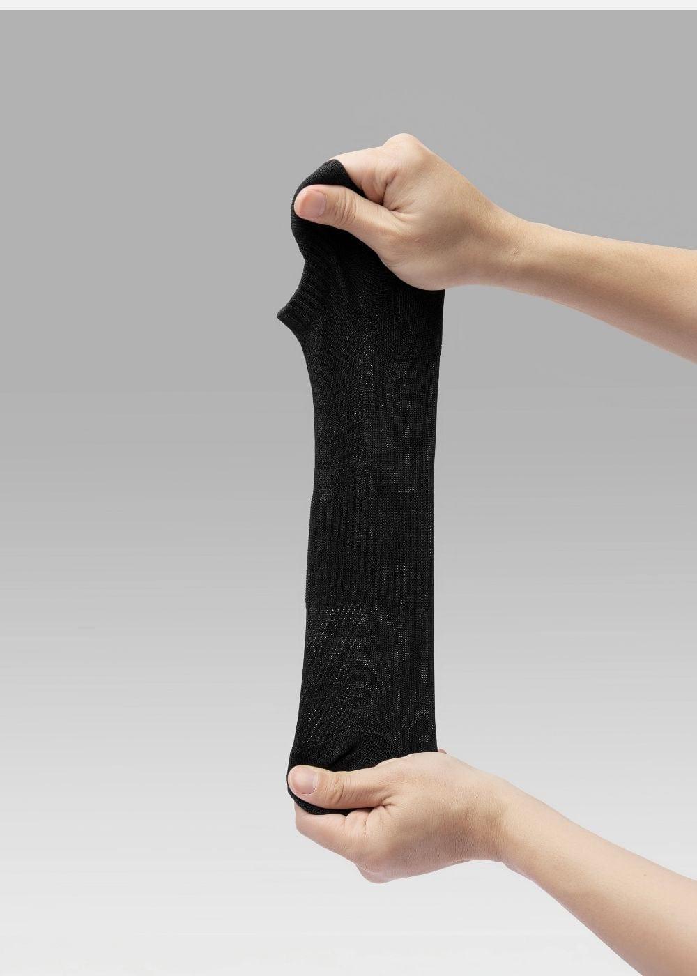 Vớ Cổ Ngắn Công Thái Học 90° Đệm Xù Giảm Chấn Kháng Khuẩn TAB003 Đen - YaMe.vn