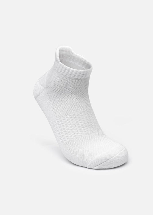 Vớ Cổ Ngắn Công Thái Học 90° Đệm Xù Giảm Chấn Kháng Khuẩn TAB003 Trắng - YaMe.vn