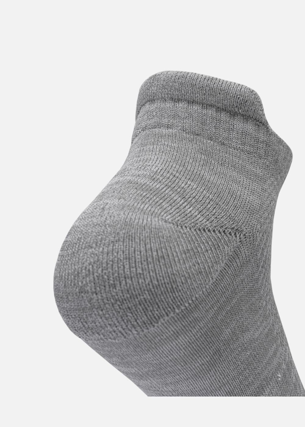 Vớ Cổ Ngắn Công Thái Học 90° Đệm Xù Giảm Chấn Kháng Khuẩn TAB003 Xám Nhạt - YaMe.vn