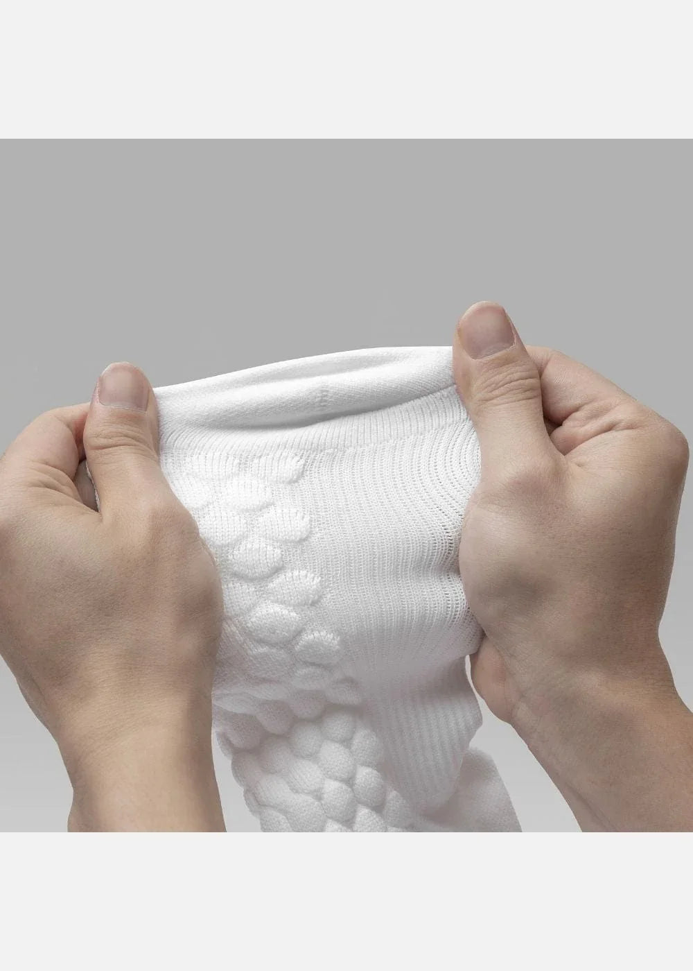 Vớ Cổ Ngắn Công Thái Học 90° Đệm Xù Giảm Chấn Kháng Khuẩn TAB004 Trắng - YaMe.vn