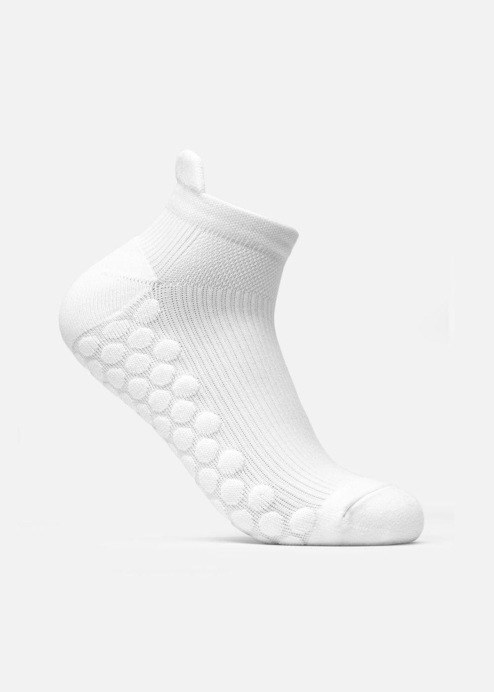 Vớ Cổ Ngắn Công Thái Học 90° Đệm Xù Giảm Chấn Kháng Khuẩn TAB004 Trắng - YaMe.vn