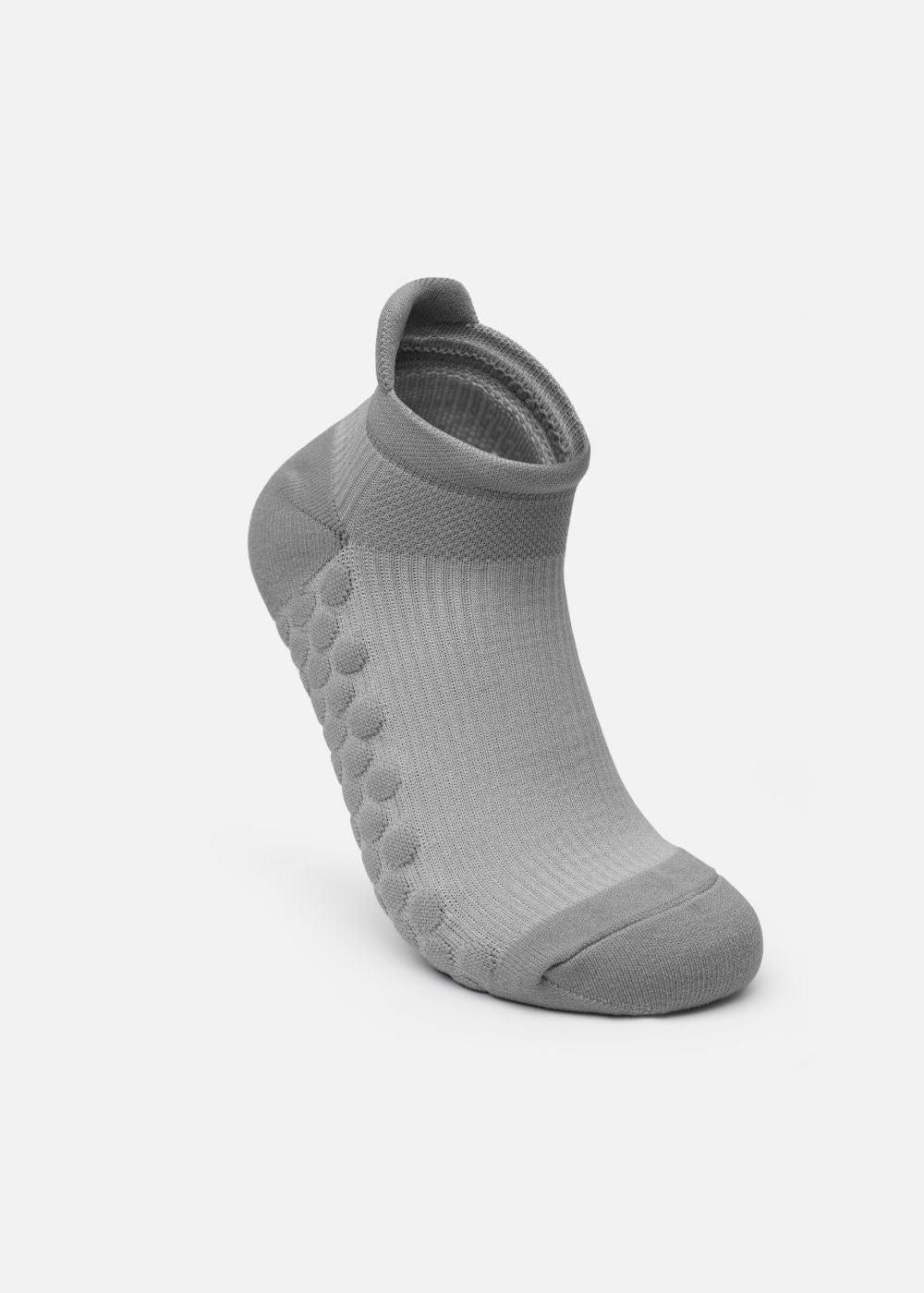 Vớ Cổ Ngắn Công Thái Học 90° Đệm Xù Giảm Chấn Kháng Khuẩn TAB004 Xám - YaMe.vn