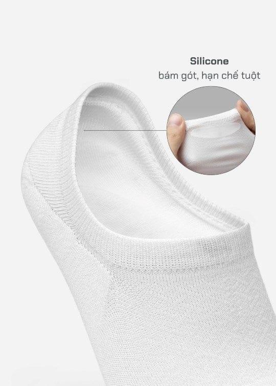 Vớ Lười Công Thái Học 90° Mềm Mịn Khử Mùi NS01 Trắng - YaMe.vn