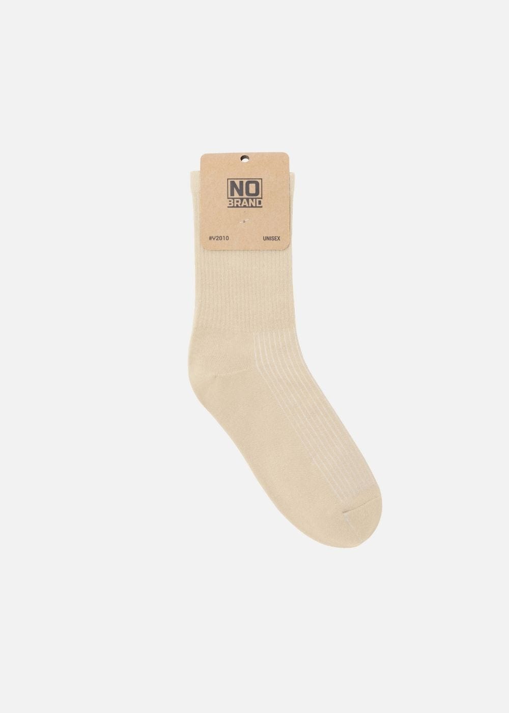 Vớ cổ cao Vớ Non Branded 08 Kem