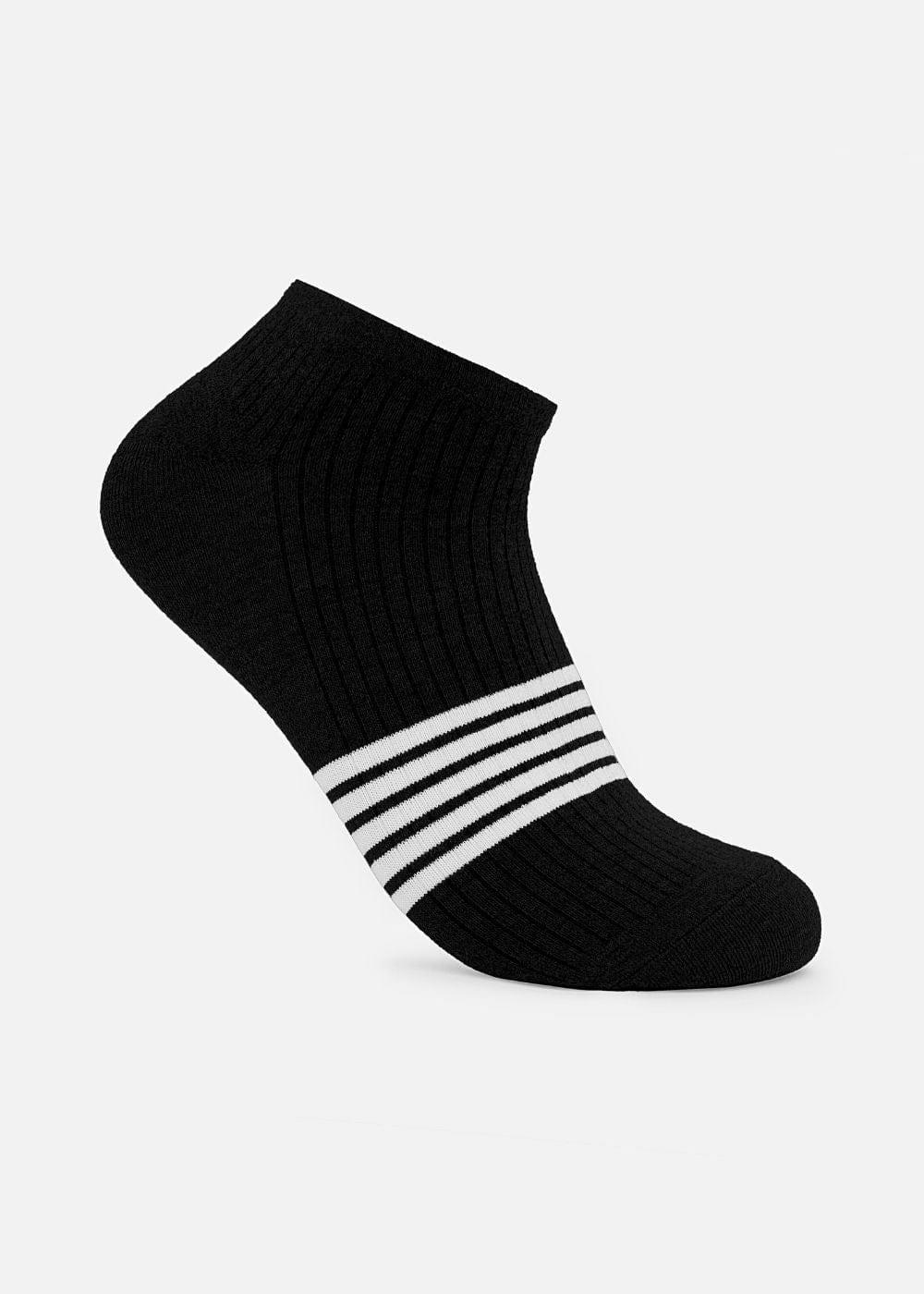 Vớ Thời Trang Cổ Ngắn Siêu Bền Nhiều Màu NB 09 Đen - YaMe.vn