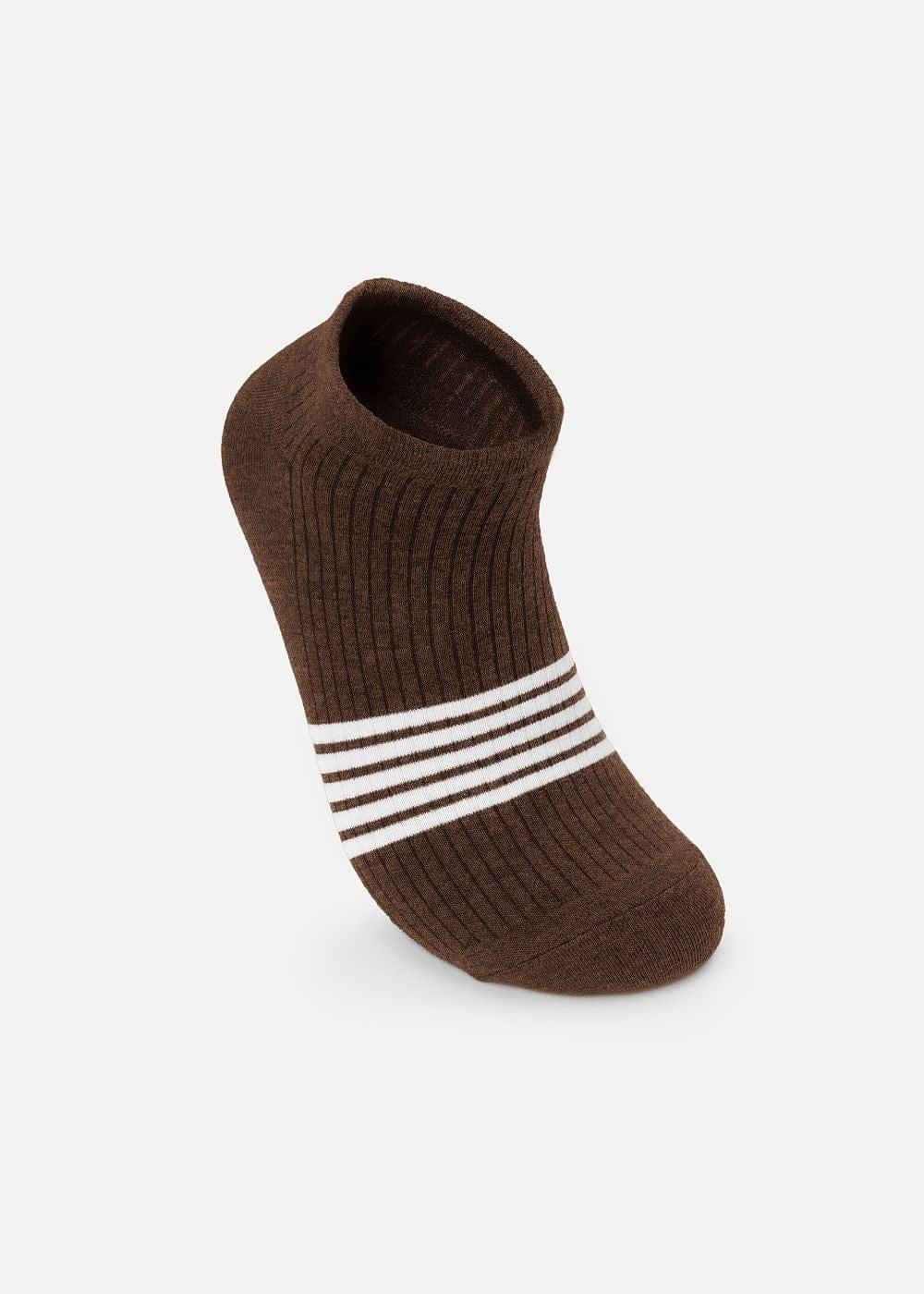 Vớ Thời Trang Cổ Ngắn Siêu Bền Nhiều Màu NB 09 Nâu - YaMe.vn