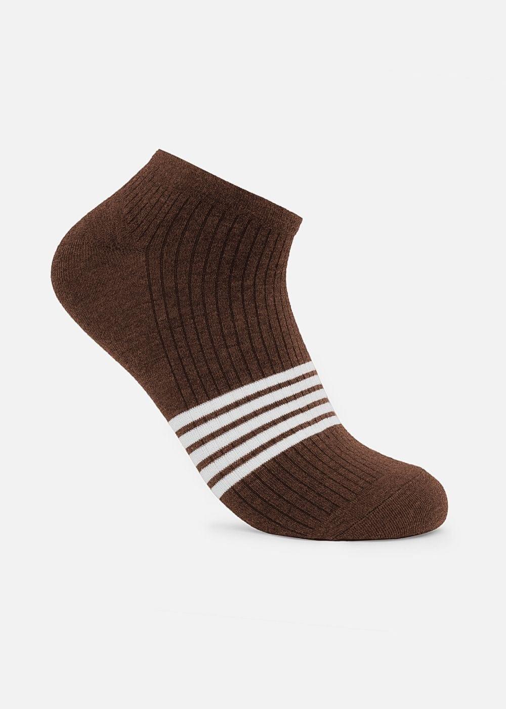 Vớ Thời Trang Cổ Ngắn Siêu Bền Nhiều Màu NB 09 Nâu - YaMe.vn