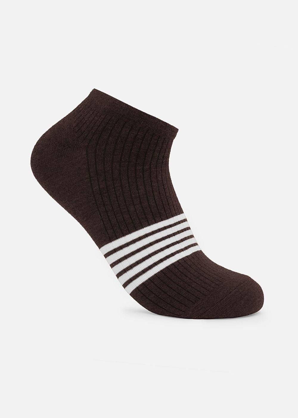 Vớ Thời Trang Cổ Ngắn Siêu Bền Nhiều Màu NB 09 Nâu Đậm - YaMe.vn