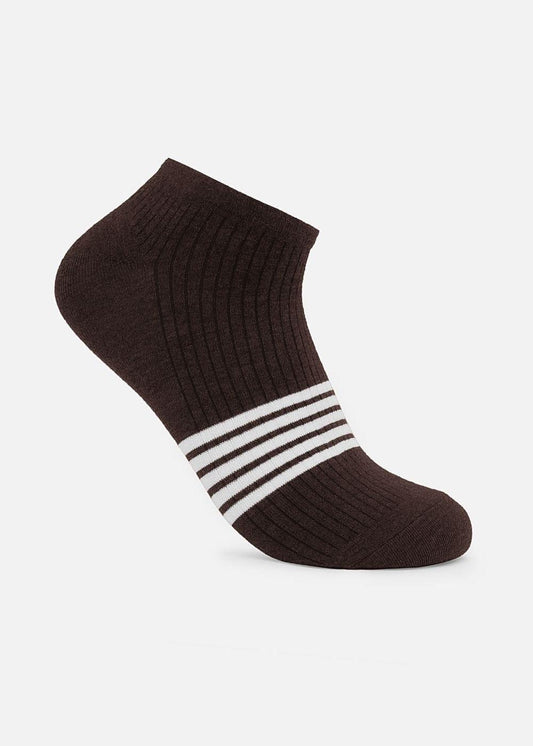 Vớ Thời Trang Cổ Ngắn Siêu Bền Nhiều Màu NB 09 Nâu Đậm - YaMe.vn